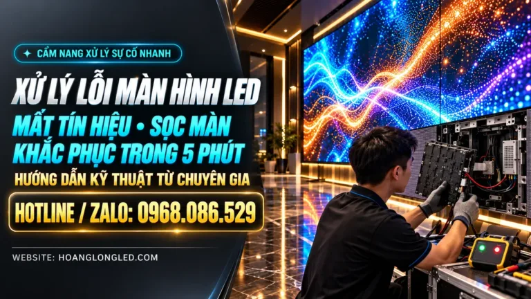 cac loi thuong gap tren man hinh led va cach sua