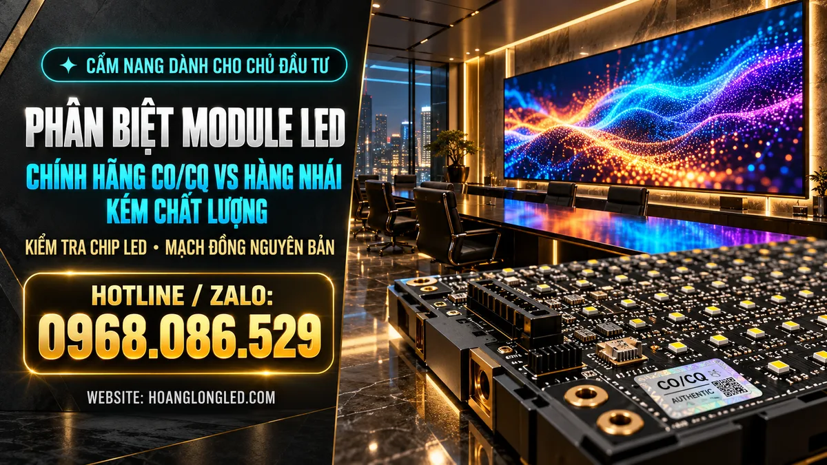 cach nhan biet module led chinh hang