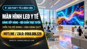 man hinh led benh vien trung tam y te
