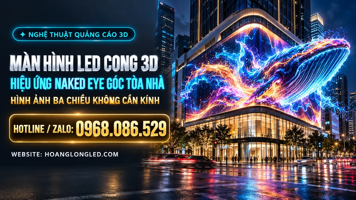 man hinh led cong 3d naked eye