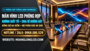 man hinh led phong hop khong giay to paperless branded v2