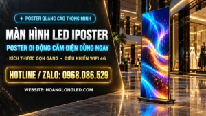 man hinh led poster di dong iposter