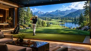 man hinh led san golf 3d trong nha trai nghiem cu danh chan thuc