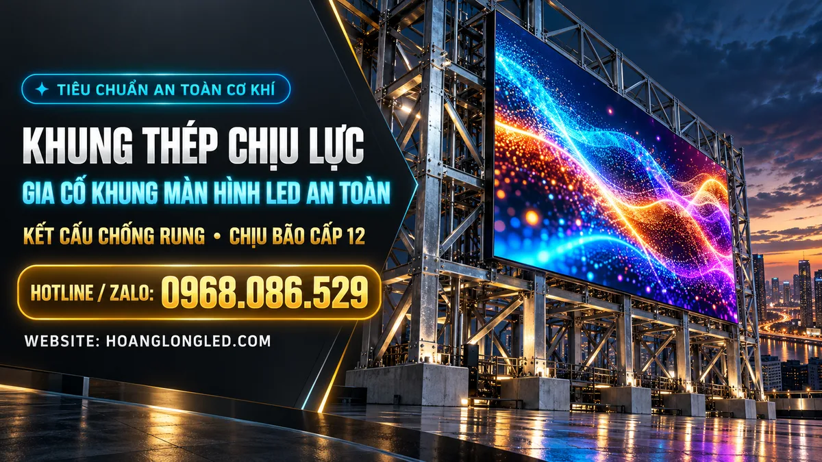 quy trinh thi cong khung sat man hinh led