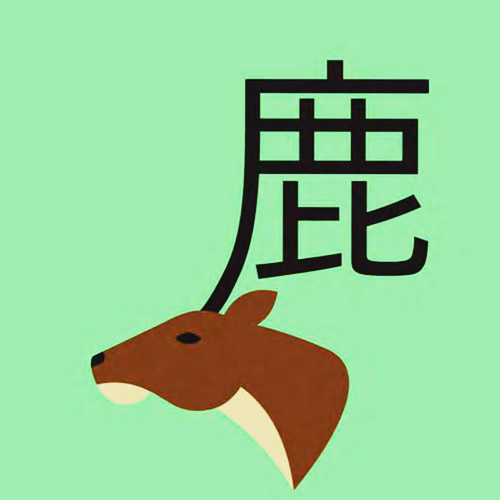 Bộ thủ 198 - 鹿 - Bộ LỘC