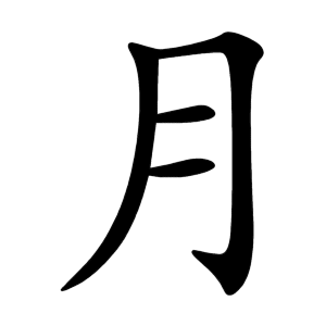 Bộ thủ 074 - 月 - Bộ NGUYỆT