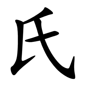 Bộ thủ 083 - 氏 - Bộ THỊ