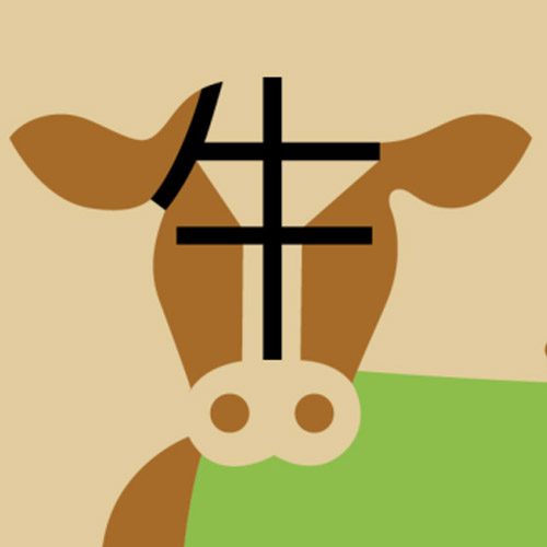 Bộ thủ 093 - 牛( 牜) - Bộ NGƯU