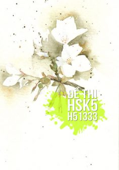 Xem, tải miễn phí đề thi HSK5 có đáp án (Kèm Audio) – Đề H51333.PDF