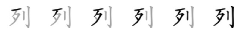 Giải nghĩa, hướng dẫn viết các nét - 列 Giải nghĩa, hướng dẫn viết các nét - 列