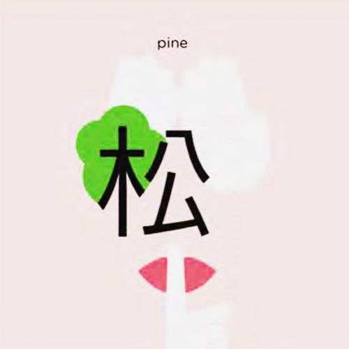 Giải nghĩa, hướng dẫn viết các nét – 松