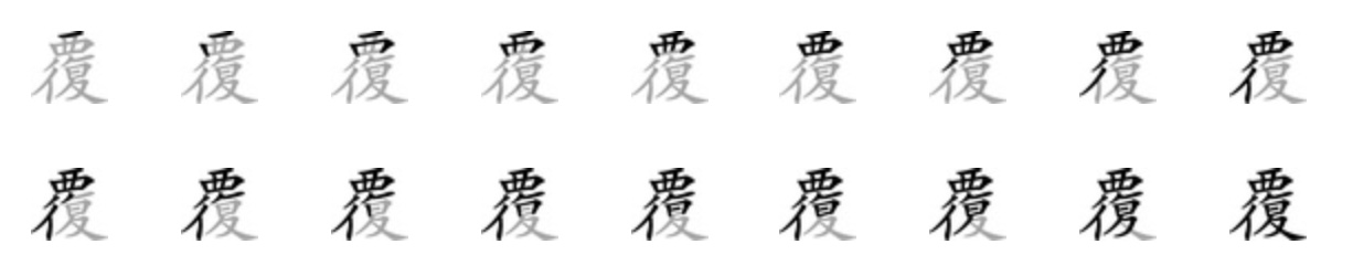 Giải nghĩa, hướng dẫn viết các nét - 覆