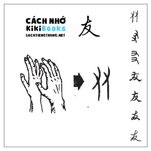 Tài liệu Online – Sách Chiết tự 2102 – 913 từ đơn – Chương 05: Từ 056 – 友 Tài liệu Online – Sách Chiết tự 2102 – 913 từ đơn – Chương 05: Từ 056 – 友