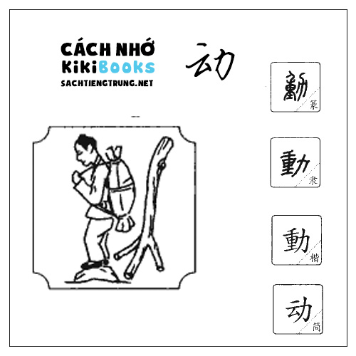 Tài liệu Online – Sách Chiết tự 2102 – 913 từ đơn – Chương 05: Từ 062 – 动 Tài liệu Online – Sách Chiết tự 2102 – 913 từ đơn – Chương 05: Từ 062 – 动