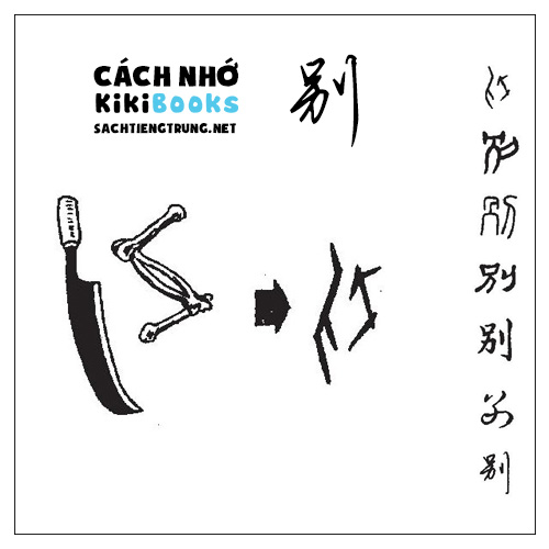 Tài liệu Online – Sách Chiết tự 2102 – 913 từ đơn – Chương 07: Từ 087 – 别