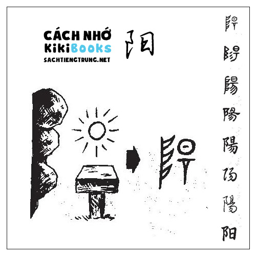 Tài liệu Online – Sách Chiết tự 2102 – 913 từ đơn – Chương 08: Từ 106 – 阳