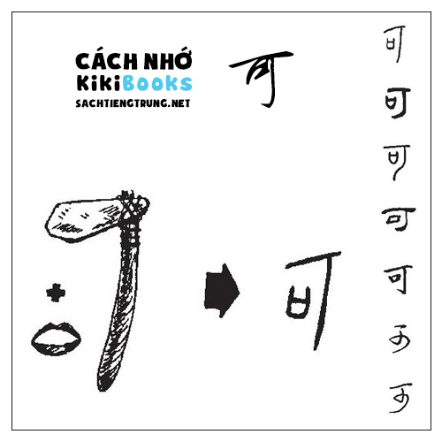 Tài liệu Online – Sách Chiết tự 2102 – 913 từ đơn – Chương 10: Từ 151 – 可 Tài liệu Online – Sách Chiết tự 2102 – 913 từ đơn – Chương 10: Từ 151 – 可