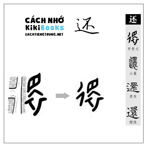 Tài liệu Online – Sách Chiết tự 2102 – 913 từ đơn – Chương 13: Từ 213 – 还