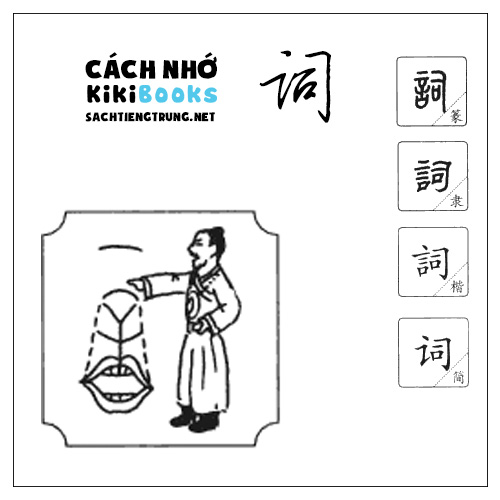 Tài liệu Online – Sách Chiết tự 2102 – 913 từ đơn – Chương 15: Từ 244 – 词