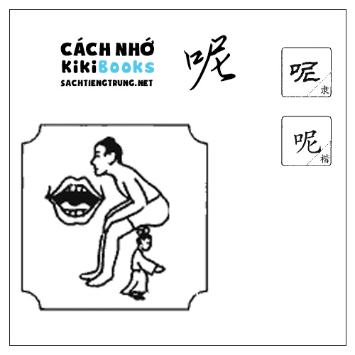 Tài liệu Online – Sách Chiết tự 2102 – 913 từ đơn – Chương 17: Từ 284 – 呢