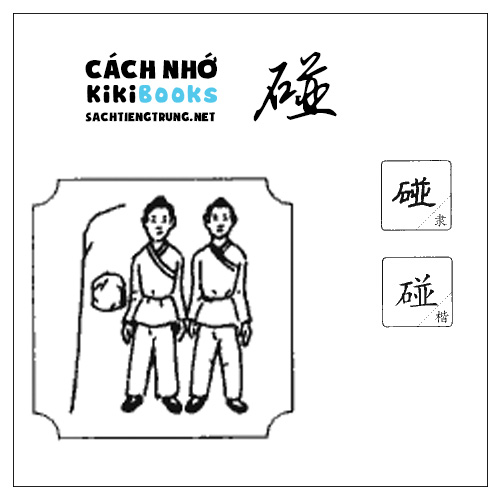 Tài liệu Online – Sách Chiết tự 2102 – 913 từ đơn – Chương 23: Từ 416 – 碰