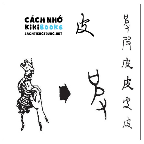 Tài liệu Online – Sách Chiết tự 2102 – 913 từ đơn – Chương 25: Từ 462 – 皮 Tài liệu Online – Sách Chiết tự 2102 – 913 từ đơn – Chương 25: Từ 462 – 皮