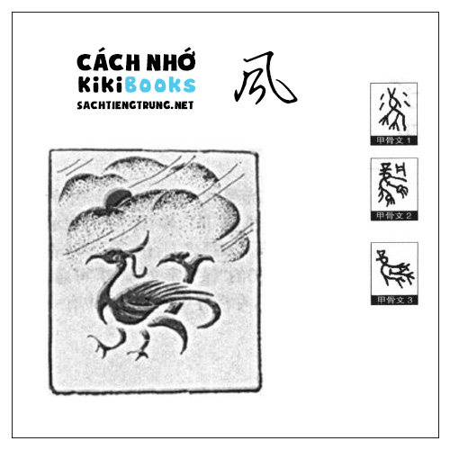 Tài liệu Online – Sách Chiết tự 2102 – 913 từ đơn – Chương 26: Từ 491 – 风 Tài liệu Online – Sách Chiết tự 2102 – 913 từ đơn – Chương 26: Từ 491 – 风