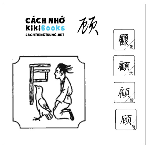Tài liệu Online – Sách Chiết tự 2102 – 913 từ đơn – Chương 30: Từ 603 – 顾 Tài liệu Online – Sách Chiết tự 2102 – 913 từ đơn – Chương 30: Từ 603 – 顾