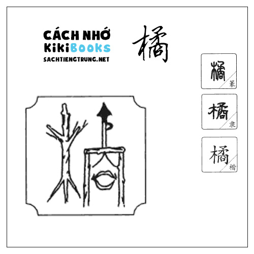 Tài liệu Online – Sách Chiết tự 2102 – 913 từ đơn – Chương 33: Từ 700 – 橘