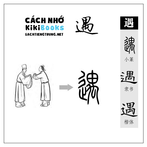 Tài liệu Online – Sách Chiết tự 2102 – 913 từ đơn – Chương 33: Từ 710 – 遇