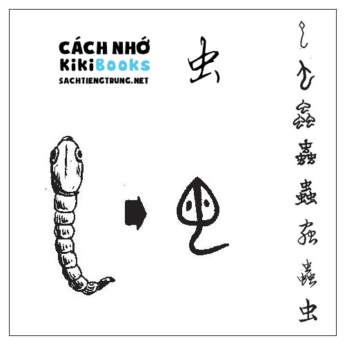 Tài liệu Online – Sách Chiết tự 2102 – 913 từ đơn – Chương 35: Từ 742 – 虫 Tài liệu Online – Sách Chiết tự 2102 – 913 từ đơn – Chương 35: Từ 742 – 虫