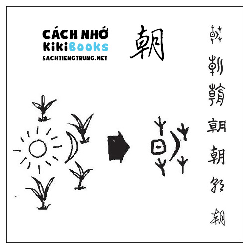 Tài liệu Online – Sách Chiết tự 2102 – 913 từ đơn – Chương 37: Từ 800 – 朝 Tài liệu Online – Sách Chiết tự 2102 – 913 từ đơn – Chương 37: Từ 800 – 朝