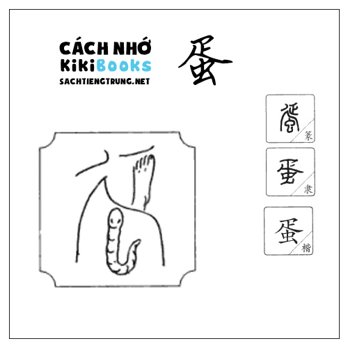 Tài liệu Online – Sách Chiết tự 2102 – 913 từ đơn – Chương 38: Từ 833 – 蛋 Tài liệu Online – Sách Chiết tự 2102 – 913 từ đơn – Chương 38: Từ 833 – 蛋
