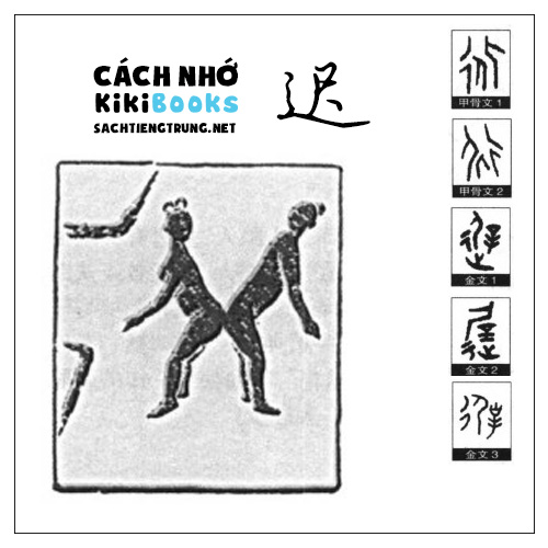 Tài liệu Online – Sách Chiết tự 2102 – 913 từ đơn – Chương 39: Từ 875 – 迟