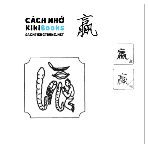 Tài liệu Online – Sách Chiết tự 2102 – 913 từ đơn – Chương 40: Từ 913 – 赢 Tài liệu Online – Sách Chiết tự 2102 – 913 từ đơn – Chương 40: Từ 913 – 赢
