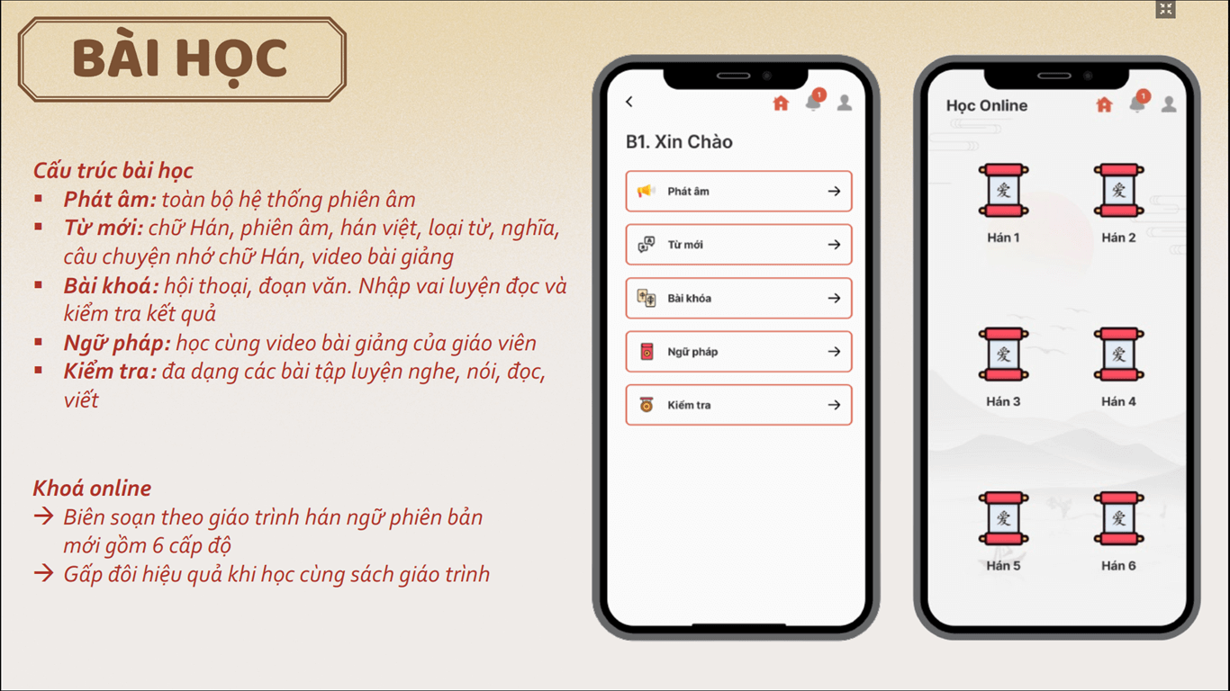 App tự học tiếng Trung miễn phí tốt nhất 2022 Chinese King 02