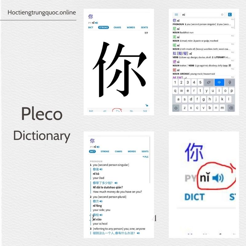 Hướng dẫn tra từ điển Pleco Dictionary 2