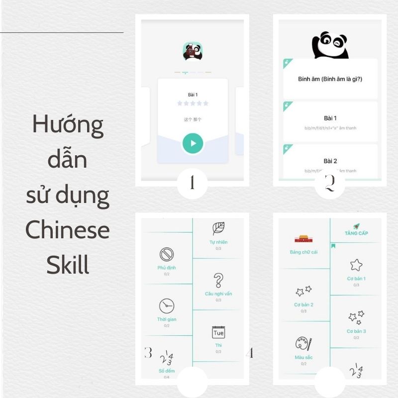 TOP App tự học tiếng Trung miễn phí tốt nhất 2022 - Hướng dẫn sử dụng app Chinese Skill 12