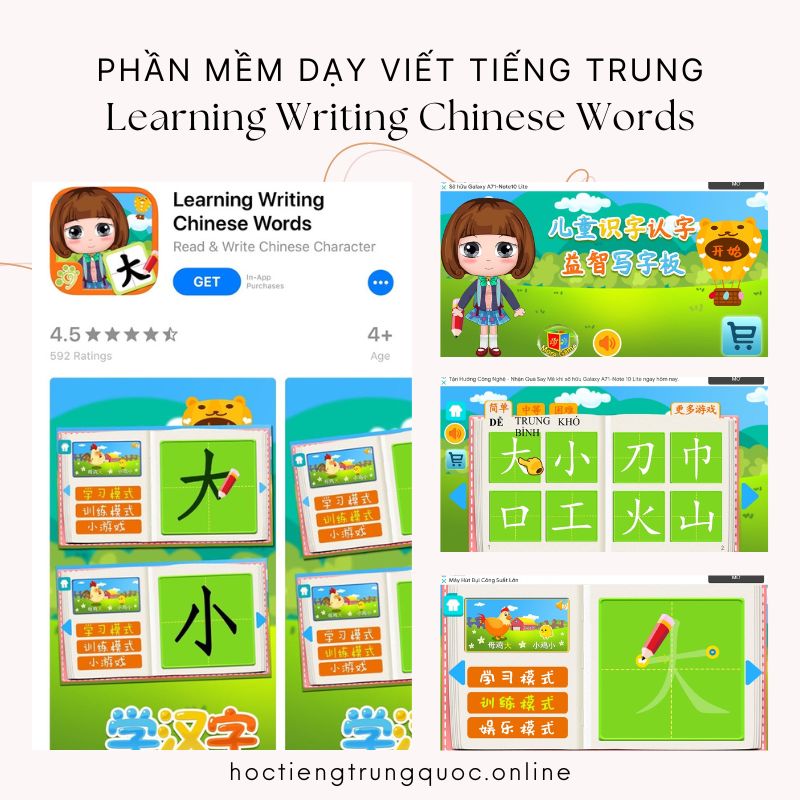 TOP phần mềm dạy viết tiếng Trung miễn phí tốt nhất 2022 - Learning Writing Chinese Words