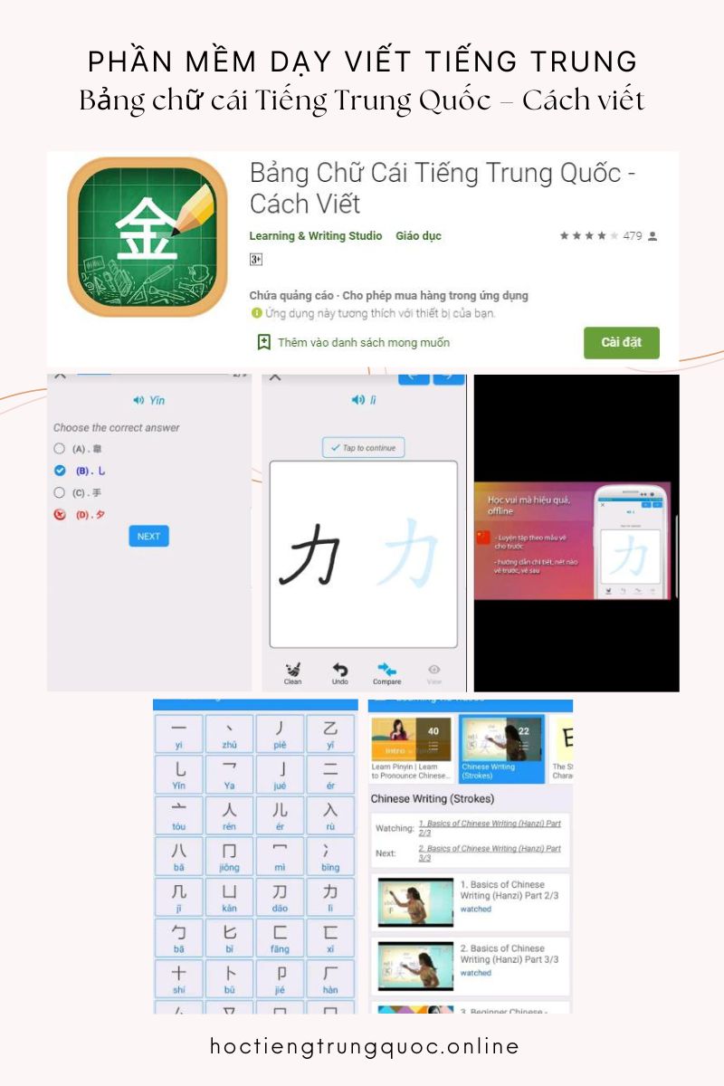 TOP phần mềm dạy viết tiếng Trung miễn phí tốt nhất 2022 - Scripts M Mandarin - Bảng chữ cái Tiếng Trung Quốc – Cách viết