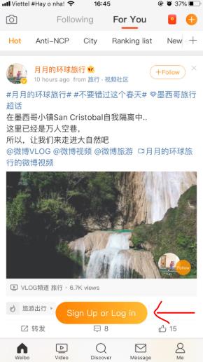 Top mạng xã hội HOT và thịnh hành nhất Trung Quốc - Cách đăng ký tài khoản Weibo qua điện thoại