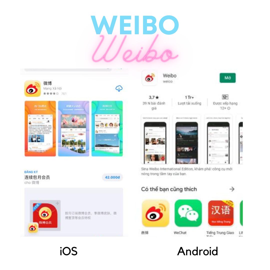 Top mạng xã hội HOT và thịnh hành nhất Trung Quốc - Weibo