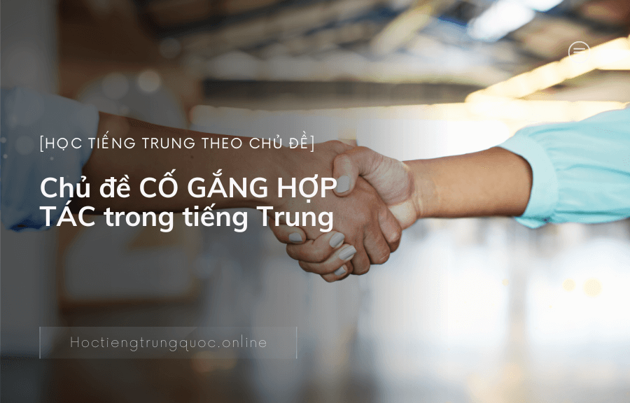 Chủ đề CỐ GẮNG HỢP TÁC trong tiếng Trung