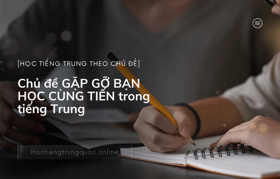 Chủ đề GẶP GỠ BẠN HỌC CÙNG TIẾN trong tiếng Trung