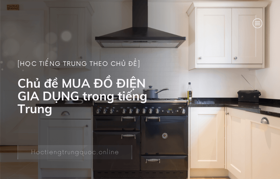 Chủ đề MUA ĐỒ ĐIỆN GIA DỤNG trong tiếng Trung