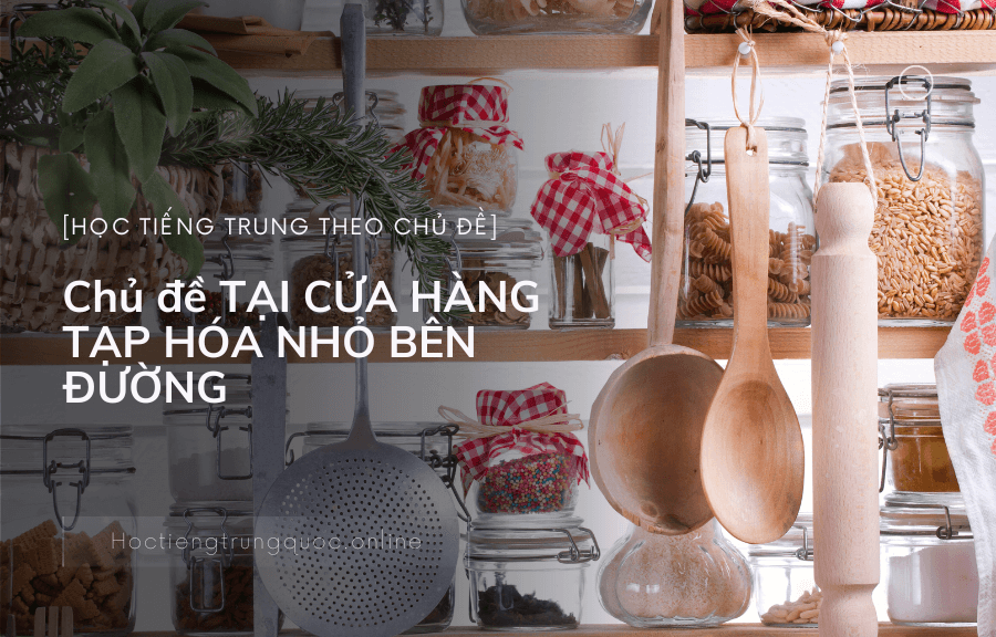 Chủ đề TẠI CỬA HÀNG TẠP HÓA NHỎ BÊN ĐƯỜNG trong tiếng Trung