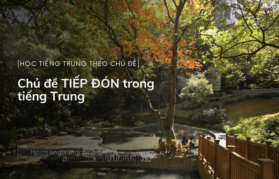 Chủ đề TIẾP ĐÓN trong tiếng Trung