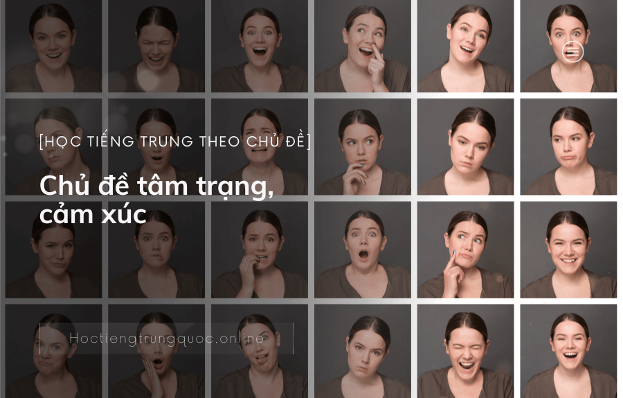 [Học tiếng Trung theo chủ đề] Chủ đề tâm trạng, cảm xúc