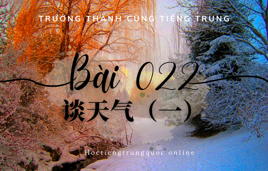 Trưởng thành cùng tiếng Trung - Bài 022