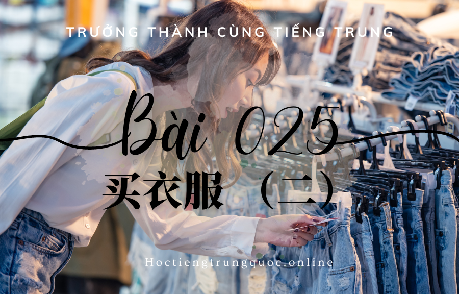 Trưởng thành cùng tiếng Trung - Bài 025